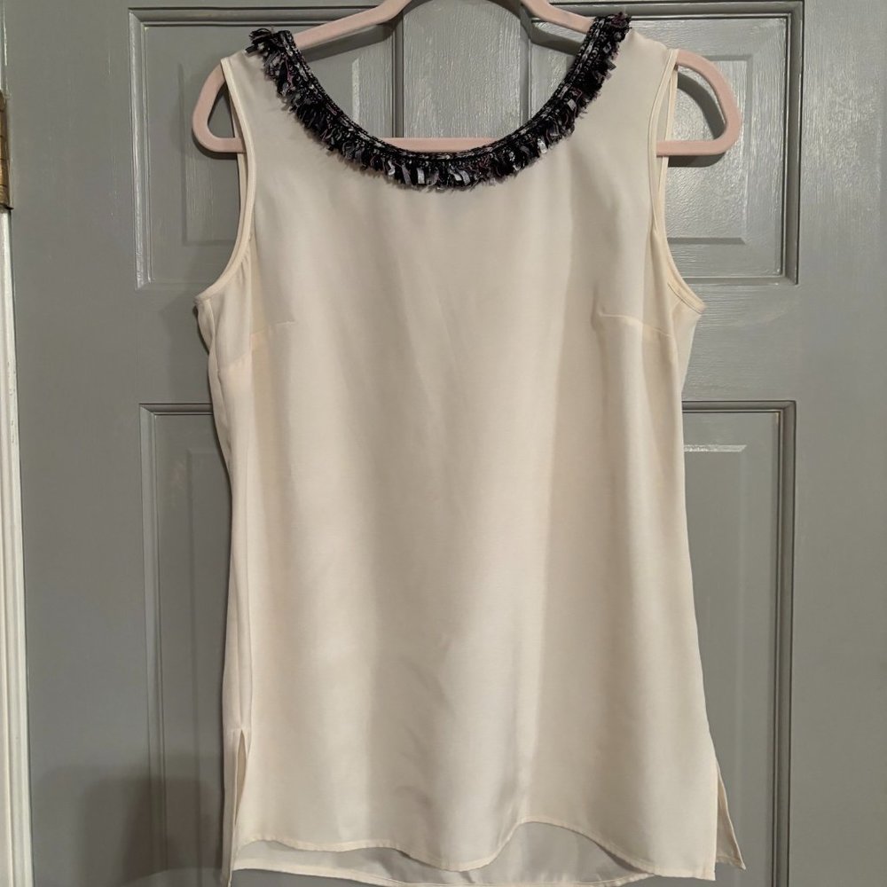 Classic St. John silk Shell